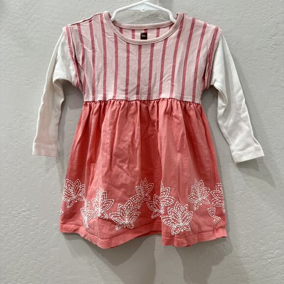 Tea Collection Lotus Layered Sleeve Baby Dress - Picture 1 of 8